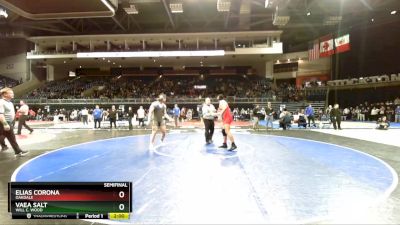 215 lbs Semifinal - Elias Corona, Oakdale vs Vaea Salt, Will C. Wood