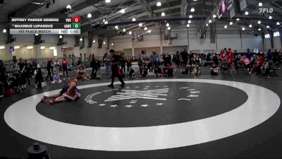 132 lbs 1st Place Match - Jeffrey Parker Demers, Vici Wrestling Club vs Maximus Lupardus, All American Wrestling Club