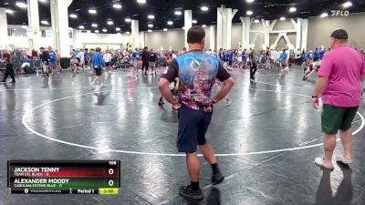 106 lbs Round 2 (8 Team) - Jackson Tenny, Team STL Black vs Alexander Moody, Carolina Exteme Blue