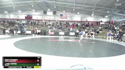 165 lbs Champ. Round 2 - Sam Schmidt, Ouachita Baptist vs Lane Ewing, UMary