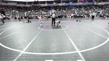 58 lbs Consi Of 16 #1 - Archer Day, Junior Cyclones WC vs Carson Breese, Jaguar WC