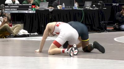 125 lbs Quarters & 1st Wb (16 Team) - Diego Sotelo, Michigan vs Kael Lauridsen, Nebraska