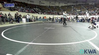 43 lbs 3rd Place - Harley Beckley, Team Tulsa Wrestling Club vs Ayva Al-Qahtani, Wyandotte Youth Wrestling