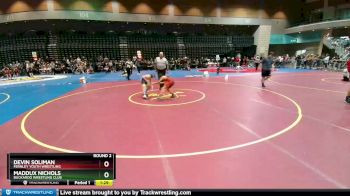 84-90 lbs Round 2 - Maddux Nichols, Buckaroo Wrestling Club vs Devin Soliman, Fernley Youth Wrestling