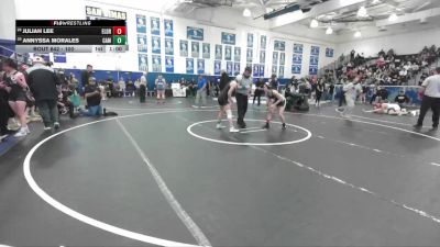 100 lbs Cons. Semi - Juliah Lee, El Dorado vs Annyssa Morales, Camarillo