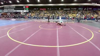 138 lbs Cons. Round 2 - Charlie Person, Dell Rapids Wrestling vs Jace Whitaker, Team Champs