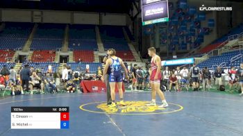 182 lbs Cons 32 #2 - Thomas Dineen, Minnesota vs Sean Michel, Alaska