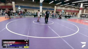 138 lbs Champ. Round 1 - Logan Martinez, Finesse Wrestling Club vs Luke Miller, 3F Wrestling