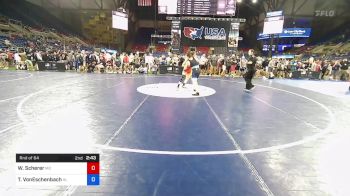 138 lbs Rnd Of 64 - Will Scherer, Missouri vs Thomas VonEschenbach, Alabama