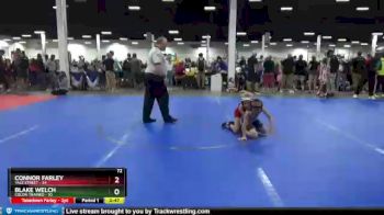 72 lbs Round 1 (10 Team) - Connor Farley, Yale Street vs Blake Welch, Colon Trained