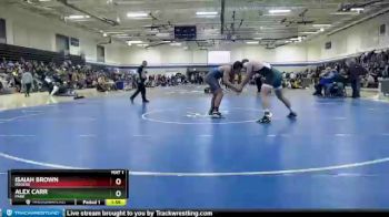 195 lbs 5th Place Match - Alex Carr, Park vs Isaiah Brown, Rogers