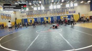 126 lbs Cons. Round 3 - Adrian Rojas, Miami Christian vs Xristos Tsakonas, Lake Gibson High School