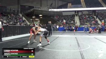 144 lbs Champ. Round 1 - Sergio Sanchez, Garden City vs Corbin McIntier, Pittsburg