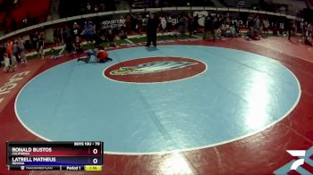 70 lbs Quarterfinal - Ronald Bustos, California vs Latrell Matheus, Nevada