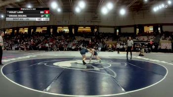100 lbs Semifinal - Violet Land, Marriotts Ridge vs Oriana Boling, La Plata