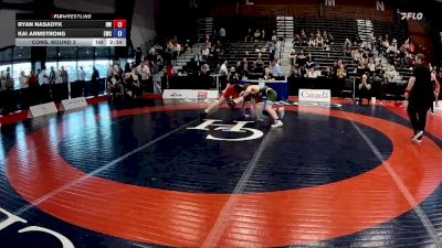 65kg Cons. Round 2 - Ryan Nasadyk, Rhino WC vs Kai Armstrong, Edmonton Wrestling Club