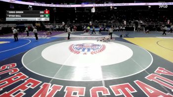 I-138 lbs Cons. Semi - Ryan Ball, Somers vs Greg Green, Shenendehowa