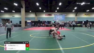 157 lbs Semifinal - Nicholas Martino, Fresno State WC vs James Lunt, Springfield Tech