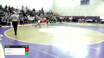 157 lbs Round Of 32 - Jordan Twiss, Tenafly vs Ronin Stern, Pascack Hills