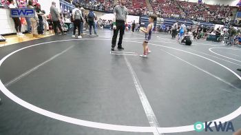 52 lbs Consi Of 16 #1 - Xayden Phillips, Chickasha Youth Wrestling vs Jesse Hightower, Blaine County Grapplers