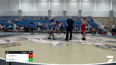 116 lbs Cons. Round 4 - Levi Johns, Bluffton vs Connor Bayliss, Mt Vernon(Fortville)