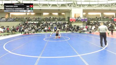 175 lbs Consi Of 16 #2 - Brayden Levin, Fairfield Warde vs Marcello Tumminello, Ridgefield
