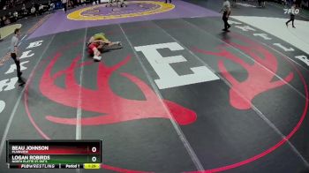 Quarterfinal - Logan Robirds, North Platte St. Pat`s vs Beau Johnson, Plainview