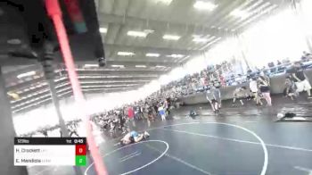 123 lbs Semifinal - Hagan Crockett, La Familia NM vs Elias Mendiola, Team MAGA