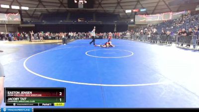 157 lbs 3rd Place Match - Jacoby Tait, Cashmere Wrestling Club vs Easton Jensen, Omak Wrecking Crew Wrestling