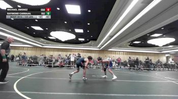 120 lbs Round Of 32 - Michael Jimenez, Columbus Explorers vs Raymond Carbajal, Falcon WC