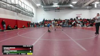 113 lbs Cons. Round 4 - Ethan Brown, Broomfield vs Orion Martinez, Las Animas
