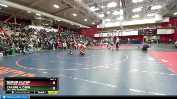 167 lbs Champ. Round 2 - Carson Hudson, Las Lomas High School vs Nathan Boomer, Upper Lake High School