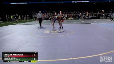 D3-144 lbs Cons. Round 2 - JoseLuis Andaverde, Hart HS vs Elliot Noyes, Meridian Early College HS