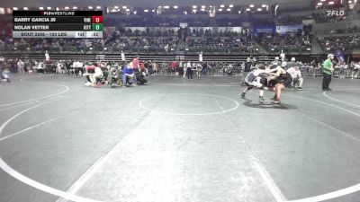 120 lbs Quarterfinal - Barry Garcia Jr, Vineland vs Nolan Vetter, Kittatinny