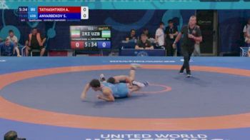 65 kg Qualif. - Aliasghar Tathashtikeh, Iran vs Sanjarbek Anvarbekov, Uzbekistan