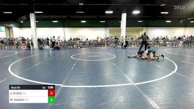 150 lbs Round Of 64 - Jonah Erdely, PA vs Marshall Geckler, OH