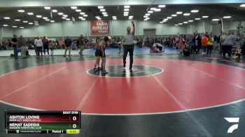 84 lbs Cons. Round 2 - Nemat Sadeghi, Rangers Wrestling Club vs Ashton Loving, River City Wrestling LLC