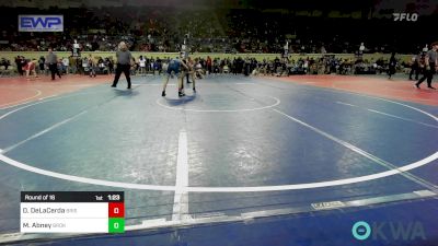 96 lbs Round Of 16 - Daxen DeLaCerda, Bristow Youth Wrestling vs Maddox Abney, Broken Bow Youth Wrestling