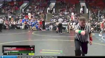 54 lbs Quarterfinals (8 Team) - Thomas Dabakey, Dakota vs Charlie Lavey, Brighton Orange
