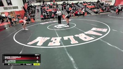 150 lbs Cons. Round 3 - KJ Jamison, EDWARDVILLE (HS) vs Gavin Connolly, St. Charles (EAST)