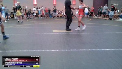 75 lbs Round 2 - Weston Handtke, Camdenton vs Logan Pigott, Siouxland Wrestling Academy