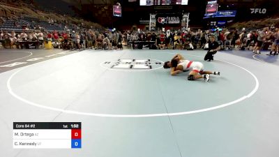 190 lbs Cons 64 #2 - Michael Ortega, AZ vs Connor Kennedy, UT