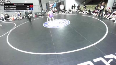 190 lbs Destyni Perez, SDIKWA - San Diego-Imperial Kids Wrestling Association vs Teagan Moise, TCWA - Tri-Counties Wrestling Association