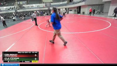 101-107 lbs 5th Place Match - Kylie Stichman, Waupaca Wrestling vs Cora Bighley, Somerset Wrestling