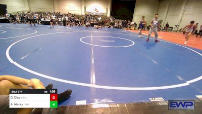 132 lbs Rr Rnd 2 - Dominic Dice, Brazoria County Wrestling vs Aidan Marks, "unattached"