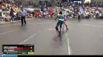 113 lbs Cons. Round 3 - Roy Sharma, Glenelg Country School vs Seve Lombardo, Boys` Latin School