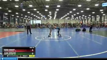 100 lbs Round 4 (6 Team) - Gabe English, East Coast Elite vs Evan Sanati, Virginia Hammers