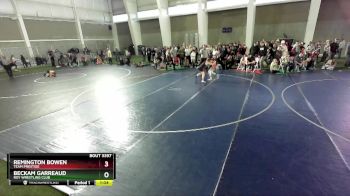 100 lbs Cons. Round 2 - Beckam Garreaud, Roy Wrestling Club vs Remington Bowen, Team Prestige