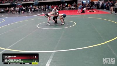 119 lbs Champ. Round 1 - Jace Gilliam, Soldotna vs Benjamin Dunlap, South Anchorage High School