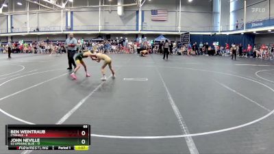 68 lbs Round 1 (4 Team) - Ben Weintraub, CTWHALE vs John Neville, U2 Uprising Blue